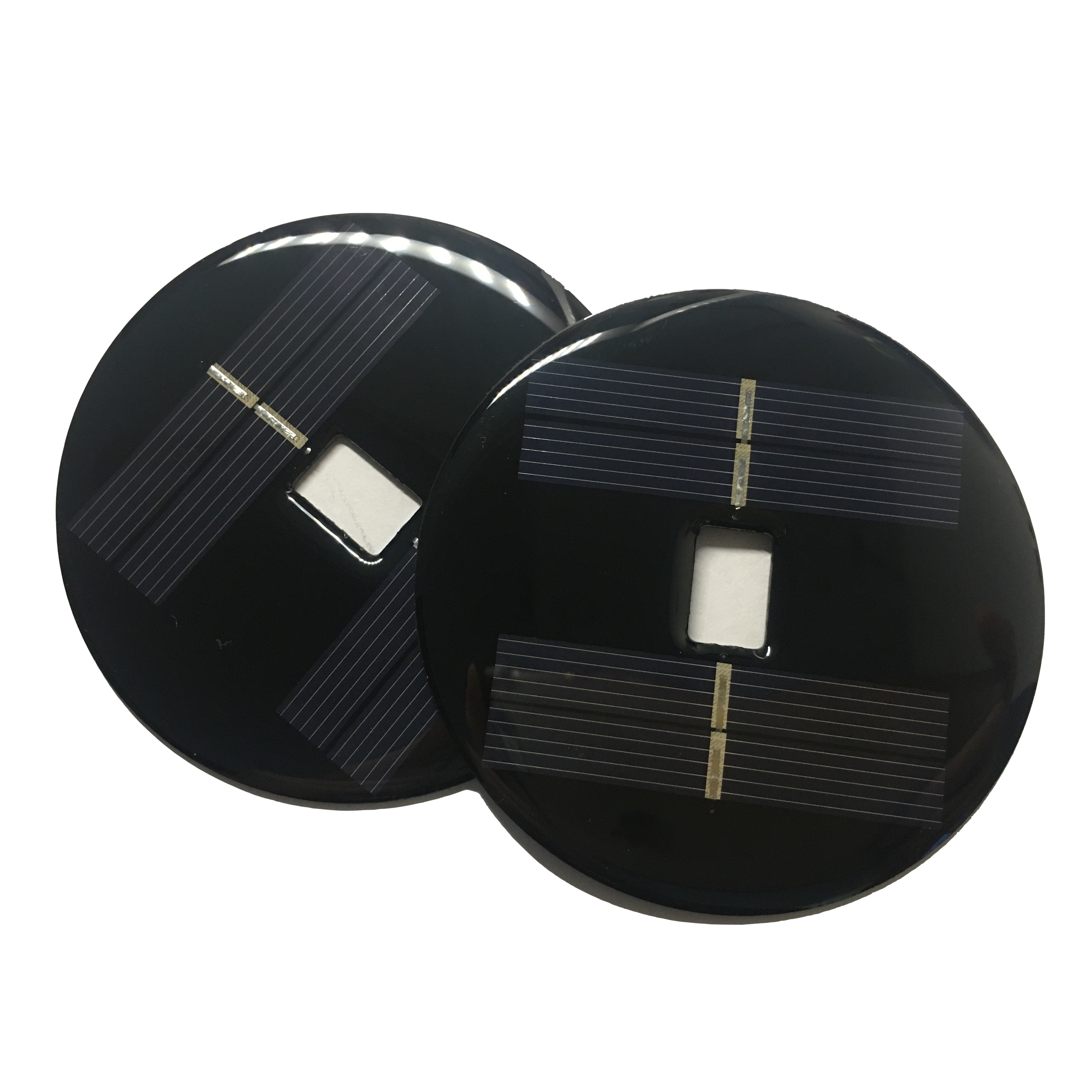 Diameter 75mm 2V Solar Panel Power Bank 0.5W Solar Panel 2V Mini Solar Battery Cell Phone Charger Portable